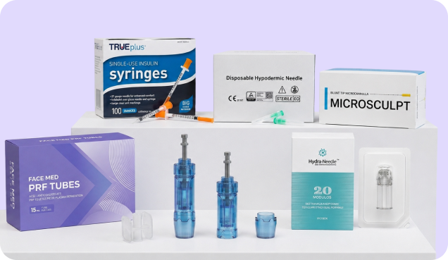Autumn-toned storewide sale key art with a spread of Face Med Store products
