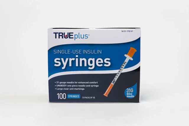 0.5 cc Ultra Fine Syringe 31 gauge - Box of 100 (True Plus)