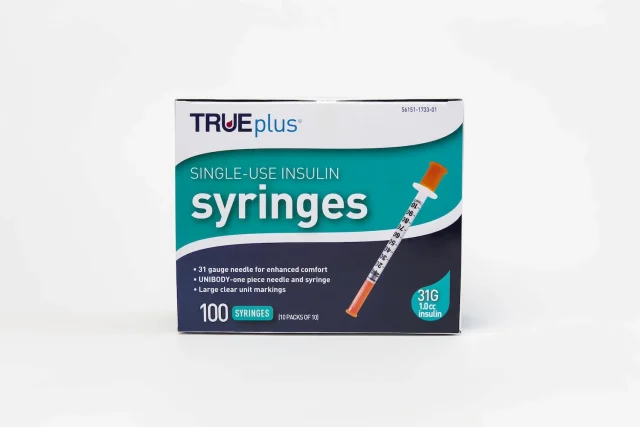 1.0 cc Ultra Fine Syringe 31 gauge - Box of 100 (True Plus)