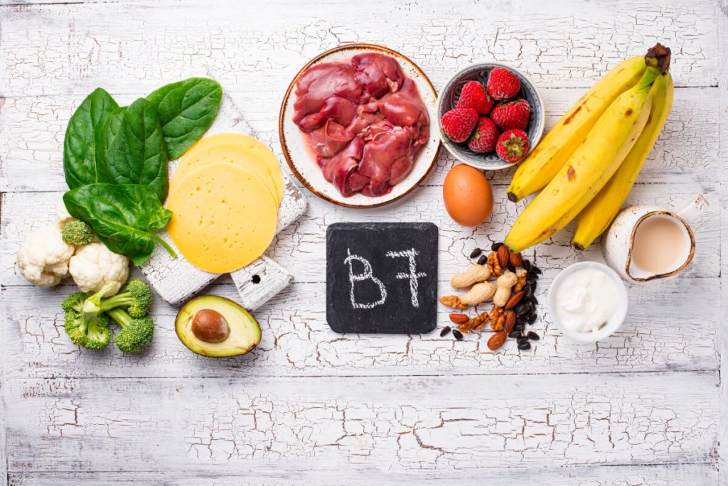 Food rich in biotin