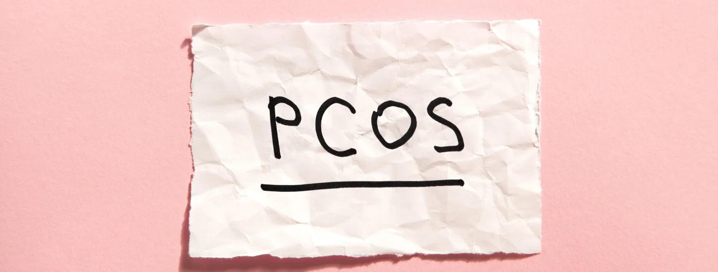 PCOS written on the paper