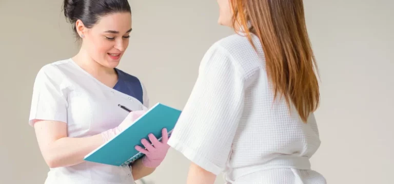 a nurse practitioner had a consultation with her client to discuss with regards on her treatment