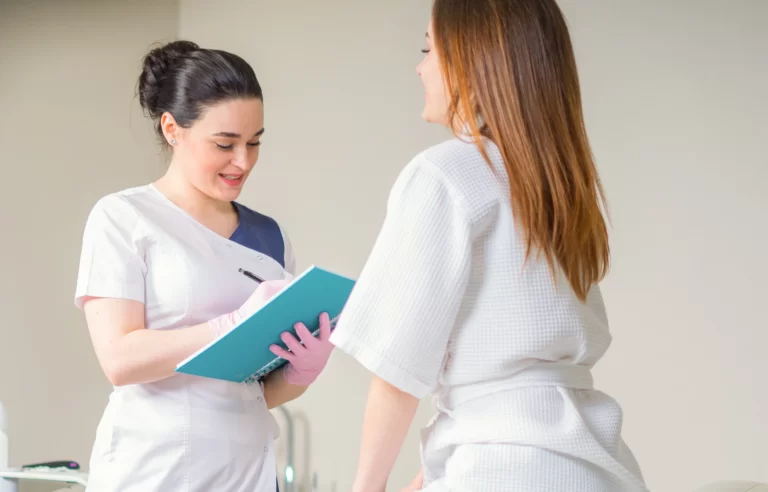 a nurse practitioner had a consultation with her client to discuss with regards on her treatment