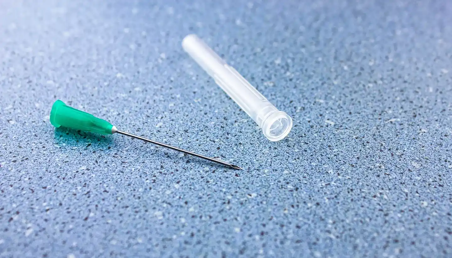 how to sharpen a hypodermic needle