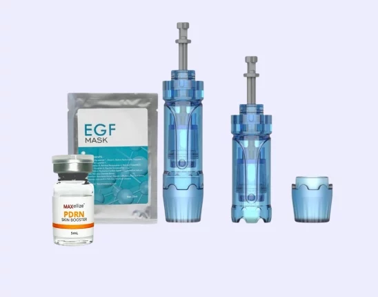 Dr. Pen A9 Ultima Pro Microneedling Pen Plus 5-Maxellize PDRN Skin Booster and 10 EGF Masks