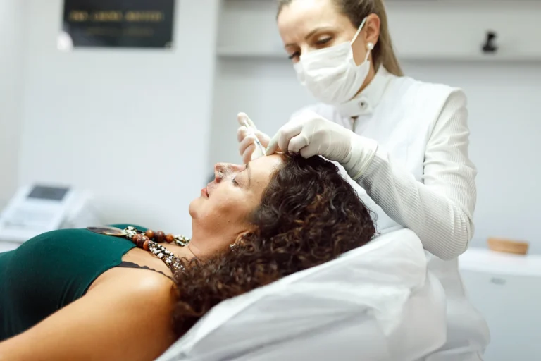 a woman received korean salmon dna injection