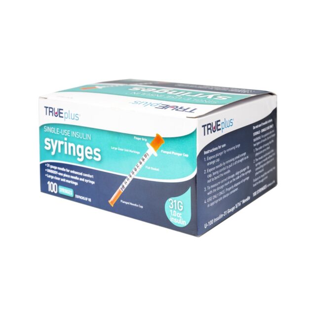1.0 cc Ultra Fine Syringe 31 gauge - Box of 100 (True Plus) - Image 5