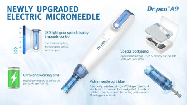 Dr. Pen A9 Ultima Pro Microneedling Pen Plus 5-Maxellize PDRN Skin Booster and 10 EGF Masks - Image 6