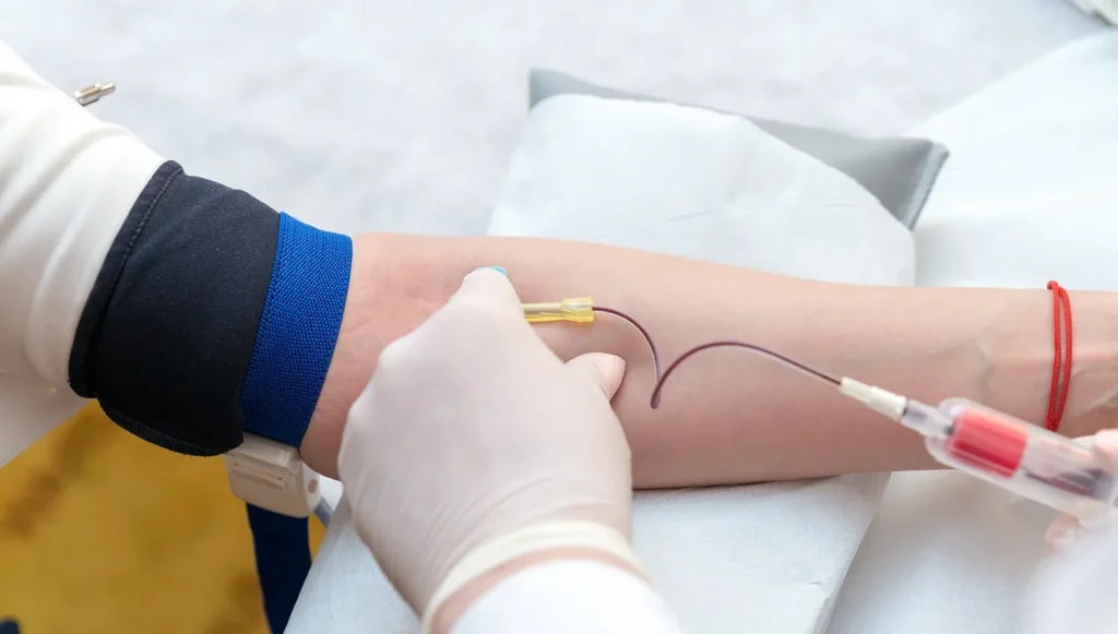 butterfly needle is used in blood collection