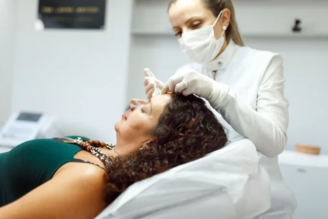 a woman received korean salmon dna injection