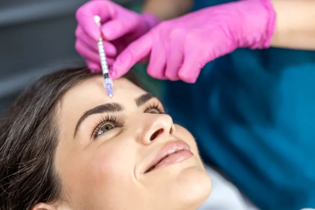 a woman received pdrn mesotherapy treatment