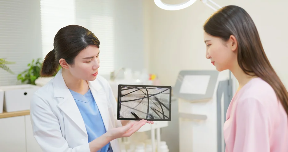 provider and patient consultation for polynucleotides for hair loss treatment