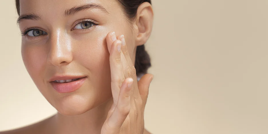 a woman fair and smooth skin after salmon dna injections
